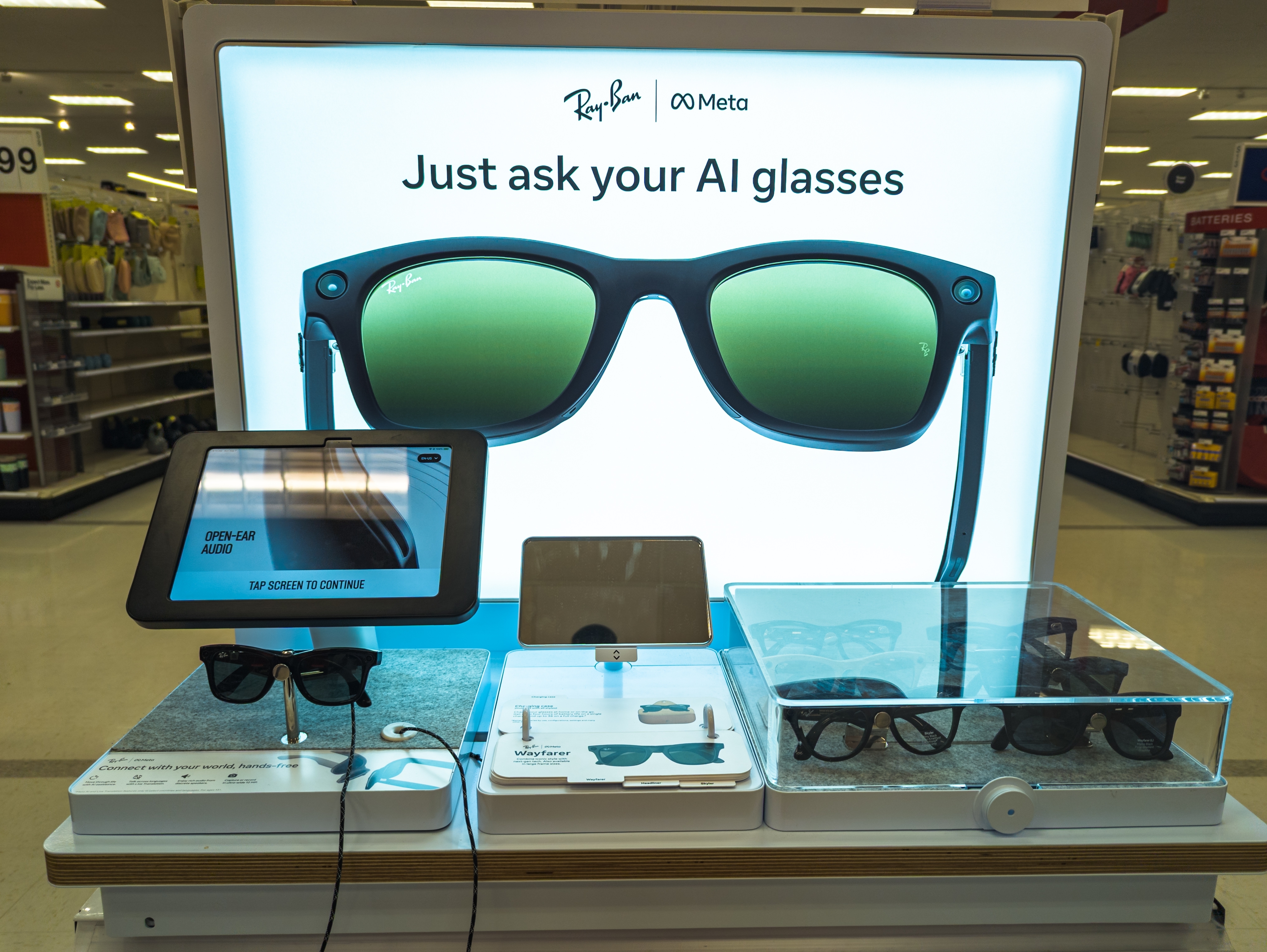 Exempel på Meta/Ray-Ban AI-glasögon