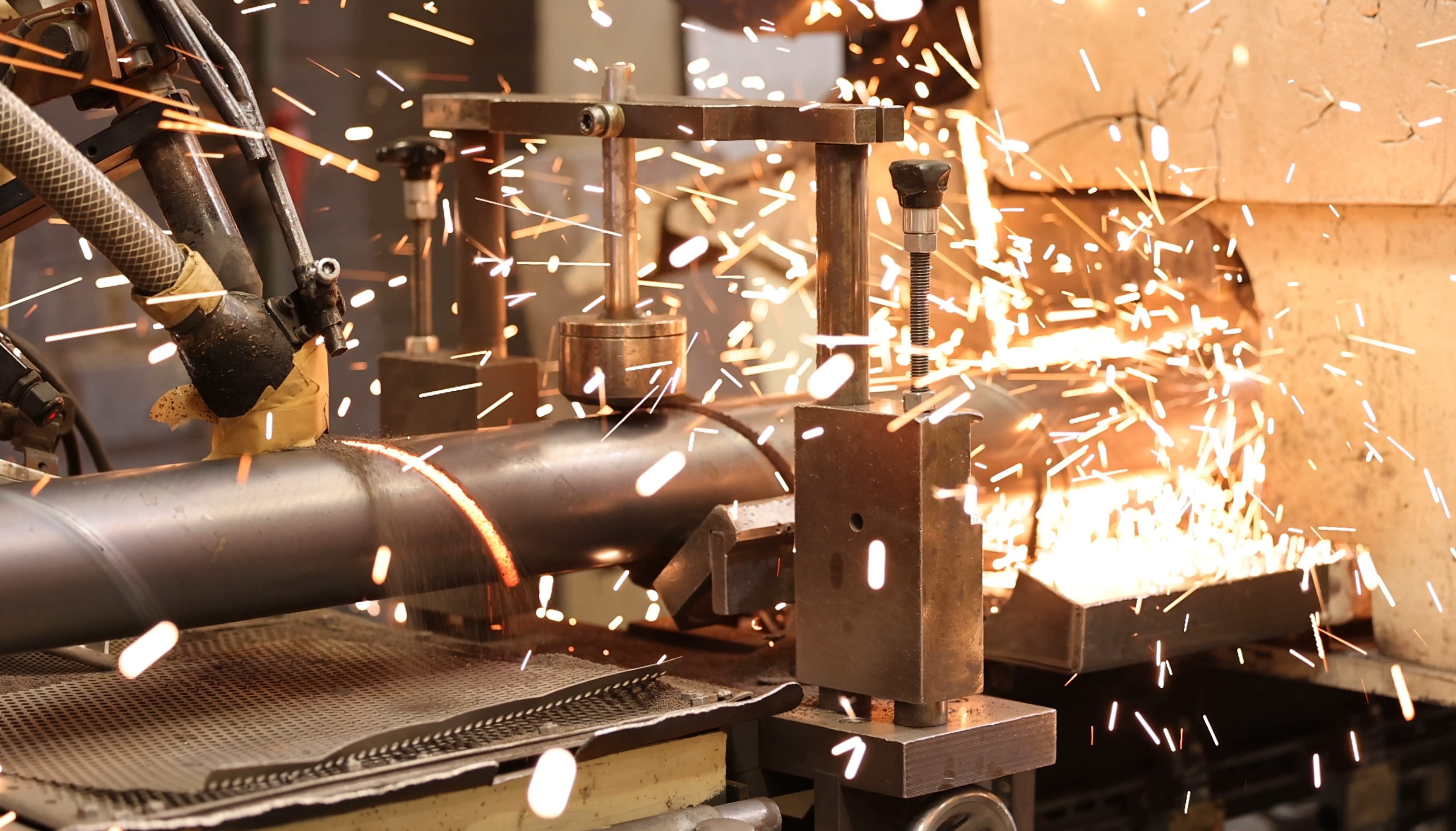 spiralsvetsning av stålrör