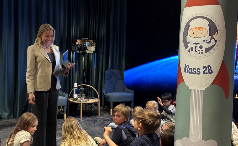 Teknikföretagens VD, Pia Sandvik svarar på barnens frågor