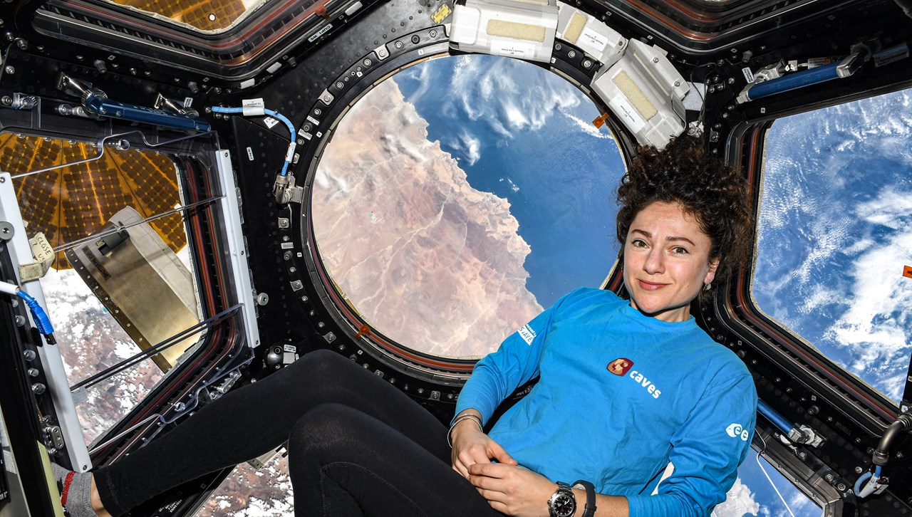 Astronauten Jessica Meir ombord ISS, foto: NASA