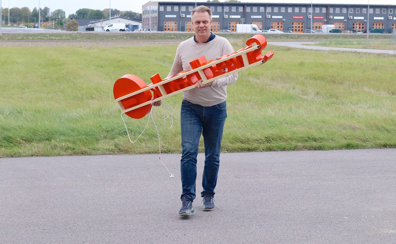 Georg Nordén bytte långa beslutsvägar mot praktiskt arbete och frihet när han köpte upp Skyltdepån i Norrköping.